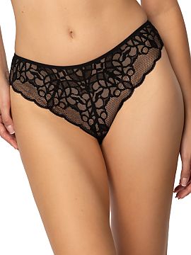 Tanga Mat  Adaugă o notă de eleganță colecției tale de lenjerie intimă cu tanga Venice în clasicul negru. Acest element stilat și rafinat a fos