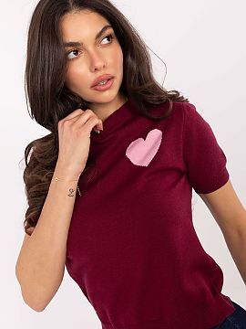 Pulover cu mânecă scurtă Factory Price  Elegant și confortabil, puloverul feminin este ideal pentru zi de zi. Realizat dintr-o amestecă plăcută de viscoză, poliamid și PBT, o