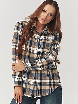 cămașă cu mânecă lungă Makadamia  Există haine care nu se demodează, iar cămașa în carouri este un astfel de clasic pe care merită să-l ai la îndemână tot timpul. P