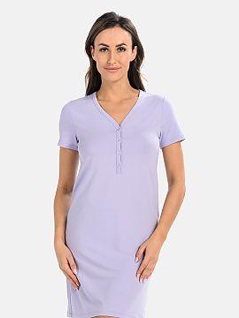 Cămaşă de noapte Teyli  Camasa de noapte pentru femei pentru alaptare realizata dintr-o material delicat si placut la atingere din viscoza, care racoreste corpul. A