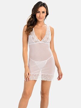 Cămaşă sexy Teyli  Cămașă senzuală și feminină de damă în culoarea albă. Cupele din cămașă sunt moi și bine conturate, astfel că pun în valoare 