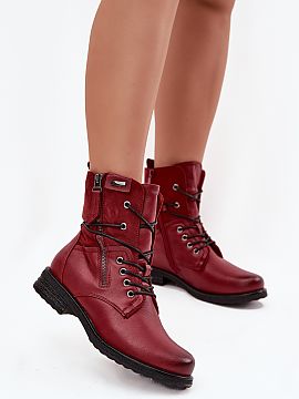 Workery Step in style  Botinele pentru femei cu toc plat sunt o combinație perfectă între stil și confort, ideale pentru zilele mai reci. Acestea au vârfuri r