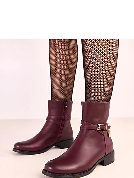 Botine Solea  Botine elegante si stilizate pentru glezna, care imbina forma clasica cu detalii moderne. Confectionate din piele ecologica de inalta calita