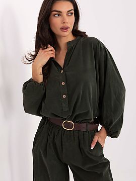 Bluzka Italy Moda  O bluză stilată de tip cămașă într-o interpretare casual, perfectă pentru zi de zi. Realizată dintr-un poliester ușor și plăcut l