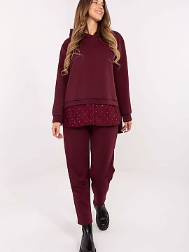 Completă Italy Moda  Elegant și confortabil, un set de damă în stil casual, perfect pentru zi de zi. Realizat dintr-o amestec de înaltă calitate de viscoză