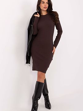 rochie de zi Rue Paris  Rochie stilată și confortabilă de tip bodycon, confecționată dintr-un material cu dungi, este o propunere ideală pentru ziua de zi și