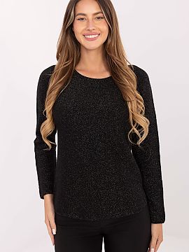 sweter Rue Paris  Elegantul și femininul pulover damă cu paiete este o alegere ideală atât pentru ocazii de zi cu zi, cât și pentru cele elegante. Reali