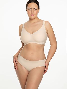 Soft Julimex  Sutien confortabil de tip basic, realizat dintr-un material neted și elastic de înaltă calitate, care se potrivește perfect pe corp. Fă