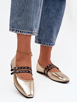 Balerinki Step in style  Balerinii pentru femei din piele ecologică sunt un model elegant, perfect pentru multe ocazii. Vârfurile ușor rotunjite le conferă un ca