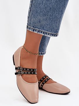Balerinki Step in style  Balerinele damelor realizate din piele ecologică sunt un model elegant, care se potrivește pentru multe ocazii. Vârfurile ușor rotunjite