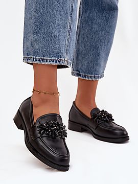 Mocasini Step in style  Mocasini pentru femei din piele ecologică sunt o propunere clasică care combină eleganța cu confortul zilnic. Modelul plasat pe un toc p