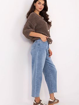 pulover cu fermoar Italy Moda