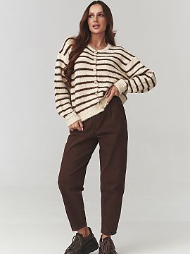 pulover cu fermoar Makadamia