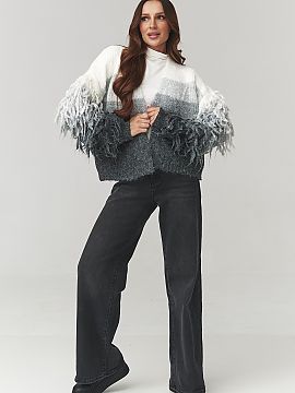 pulover cu fermoar Makadamia