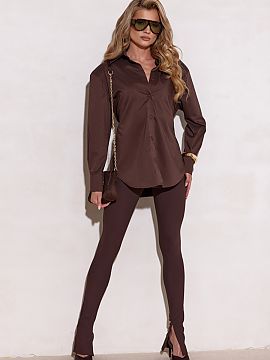 cămașă cu mânecă lungă Roco Fashion  Elegantna cămașă cu croială clasică impresionează prin eleganță și caracterul său universal, accentuând perfect silueta. Fabricat