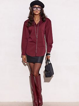 cămașă cu mânecă lungă Roco Fashion  Cămașa elegantă cu croială clasică încântă prin eleganță și caracterul său universal, evidențiind perfect silueta. Croită în 