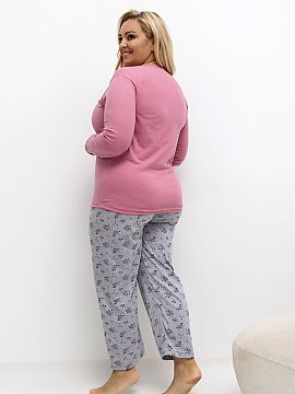 Pajama Plus Size Forever Pink