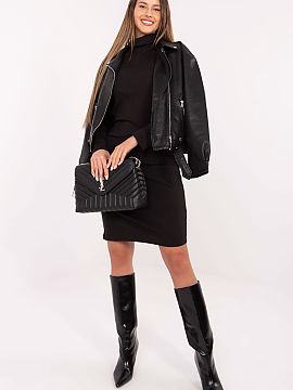 rochie de zi Rue Paris  Această rochie zilnică cu croială tip creion combină confortul cu eleganța minimalistă, fiind perfectă atât pentru muncă, cât și 