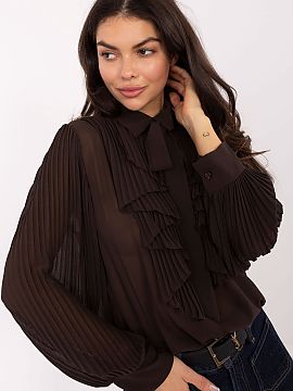 cămașă cu mânecă lungă Italy Moda  Cămașa elegantă și feminină pentru femei, care se potrivește perfect atât pentru ziua de zi, la locul de muncă, cât și la ocazii s