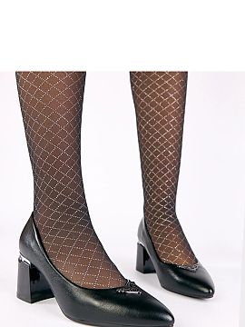 Pantofi dcu toc gros Solea  Pantofii eleganți sunt încălțăminte clasică și elegantă care combină stilul cu confortul purtării. Realizați din piele ecologică