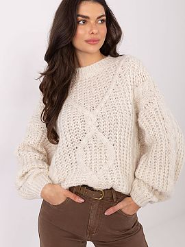 sweter Factory Price  Un pulover casual pentru femei creat special pentru ținutele de zi cu zi. Realizat dintr-o amestec plăcut la atingere de acril, nailon și