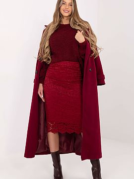 Fustă Italy Moda  Fusta eleganta din dantela este o propunere eleganta, perfecta atat pentru ziua de zi, cat si pentru ocaziile speciale. Caracterul sau excep