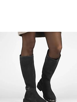 Kozaki Solea  Cizmele gri din piele de catifea naturala cu varf ornamentat Charlie de la Filippo sunt o propunere pentru femeile care apreciază eleganța