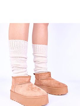 Cizme de zăpadă Solea  Botinele maro cu platformă și căptușeală călduroasă Mouna de la Gemre sunt alegerea perfectă pentru femeile care apreciază confortu