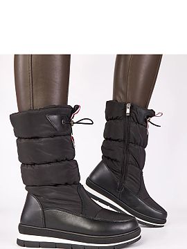 Moon boots Solea  Botinele negre de zăpadă cu talpă joasă Sophie de la marca Gemre sunt alegerea perfectă pentru femeile care apreciază confortul, stilu