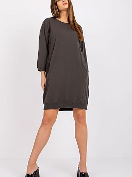 rochie de zi Relevance  Rochia casual din bumbac cu o croiala lejera este alegerea perfecta pentru tinutele de zi cu zi, imbina confortul cu o estetica moderna si m