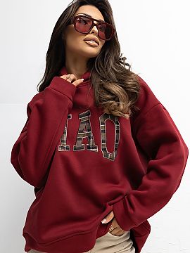 Bluza Rue Paris  Bluza cu glugă pentru femei într-un stil casual este o propunere confortabilă și stylish pentru ținutele de zi cu zi. Fabricată dintr-