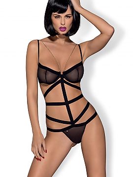 Corset Obsessive  Body sexy Bondy Teddy de la Obsessive este o combinație unică de eleganță, senzualitate și design modern. Construcția impresionantă d