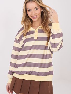 Bluză Italy Moda  Bluza casual pentru femei cu un stil atemporal și universal, ideală pentru ședințe de zi cu zi. Modelul se remarcă prin modelul său î