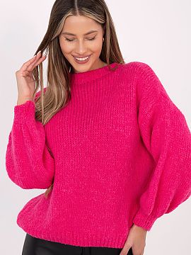 sweter Italy Moda  Un pulover elegant pentru femei cu un caracter casual este alegerea perfectă pentru fiecare zi. Realizat dintr-o amestec moale de acril, l�