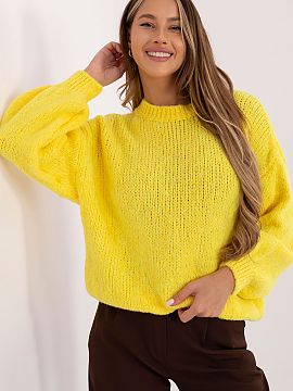 sweter Italy Moda  Un pulover elegant de damă cu caracter casual este alegerea ideală pentru fiecare zi. Realizat dintr-o amestec moale de acril, lână, vis
