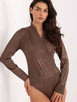 Corset Italy Moda  Elegantul body de lungime standard, fabricat dintr-o amestecătură dominantă de poliester și elastan, care garantează elasticitate, conf
