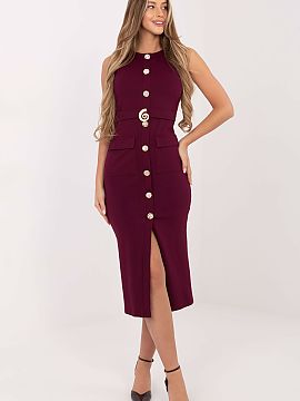 rochie de zi Italy Moda  Rochie elegantă de zi în stil creion este o propunere universală pentru ziua de zi și pentru muncă. Realizată dintr-o combinație de v