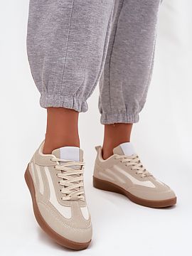 Încălțăminte sport Step in style  Sneakersi de damă realizați dintr-o combinație de piele ecologică și material textil sunt o alegere excelentă pentru femeile care apre