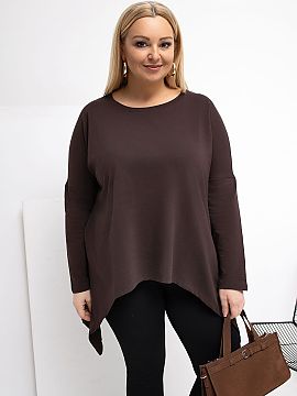 Tunică marime plus Relevance  Bluza de damă de mărime mare este o propunere confortabilă și stilată, ideală pentru ținutele casual de zi cu zi. Realizată din bumb
