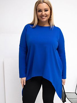 Tunică marime plus Relevance  Bluza damă de mărime mare este o propunere confortabilă și stilată, perfectă pentru ținutele casual de zi cu zi. Realizată din bumba