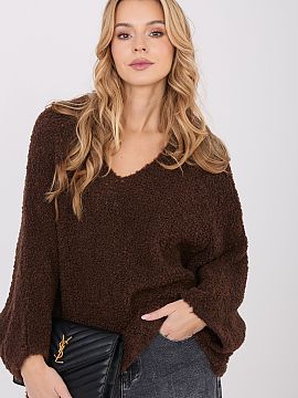 sweter Factory Price  Puloverul pentru femei boucle este o propunere elegantă și confortabilă pentru ținutele de zi cu zi. Realizat dintr-o combinație plăcu