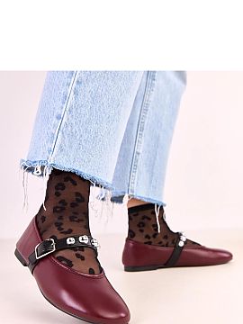 Balerini Solea  Balerinii bordo cu o cataramă decorată Faira de la marca Gemre reprezintă combinația perfectă între eleganță, confort și funcționa