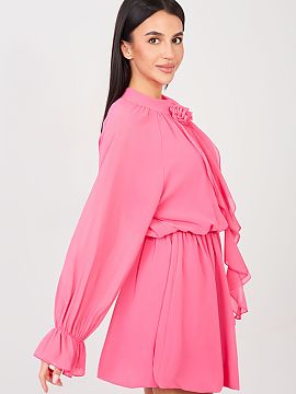 rochie formală Rue Paris  Această rochie de cocktail roz cloș este o propunere pentru femeile care își doresc să arate elegant și cu clasă. Realizată dintr-o 