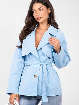 Palton Rue Paris  Paltonul elegant de damă de tip trench într-o interpretare casual, ideal pentru ieșirile zilnice și pentru muncă. Modelul de tranziție