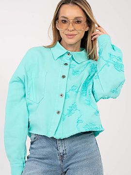 Jachetă din denim Rue Paris  Geacă de damă din denim elegantă într-un stil casual, ideală pentru zi de zi. Realizată din bumbac de înaltă calitate, asigură conf