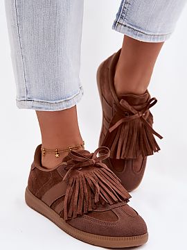 Pantofi de sport Step in style  Stilurile elegante de teniși pentru femei din piele ecologică sunt o propunere originală pentru femeile care apreciază un aspect modern 
