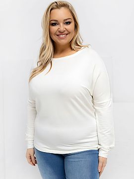 bluză plus size Relevance  Bluza de mărime plus cu un decolteu clasic rotund, creată cu gândul la confort și utilizare zilnică. Modelul în stil casual, perfect p