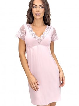 Cămaşă de noapte Donna  O cămașă de noapte elegantă și extrem de confortabilă, creată cu gândul la confortul și stilul feminin. Modelul fără cupe rigide 