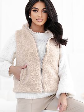 Vestă Factory Price  Vesta de blană este un element elegant și funcțional al garderobei, ideal pentru ținutele de zi cu zi în stil casual. Fabricată din po