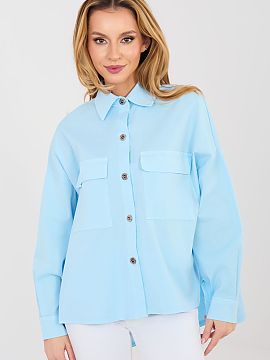Cămaşă cu mânecă lungă Italy Moda  Cămașă universală de damă în stil casual, ideală pentru ținutele de zi cu zi. Confecționată din bumbac plăcut la atingere cu adao